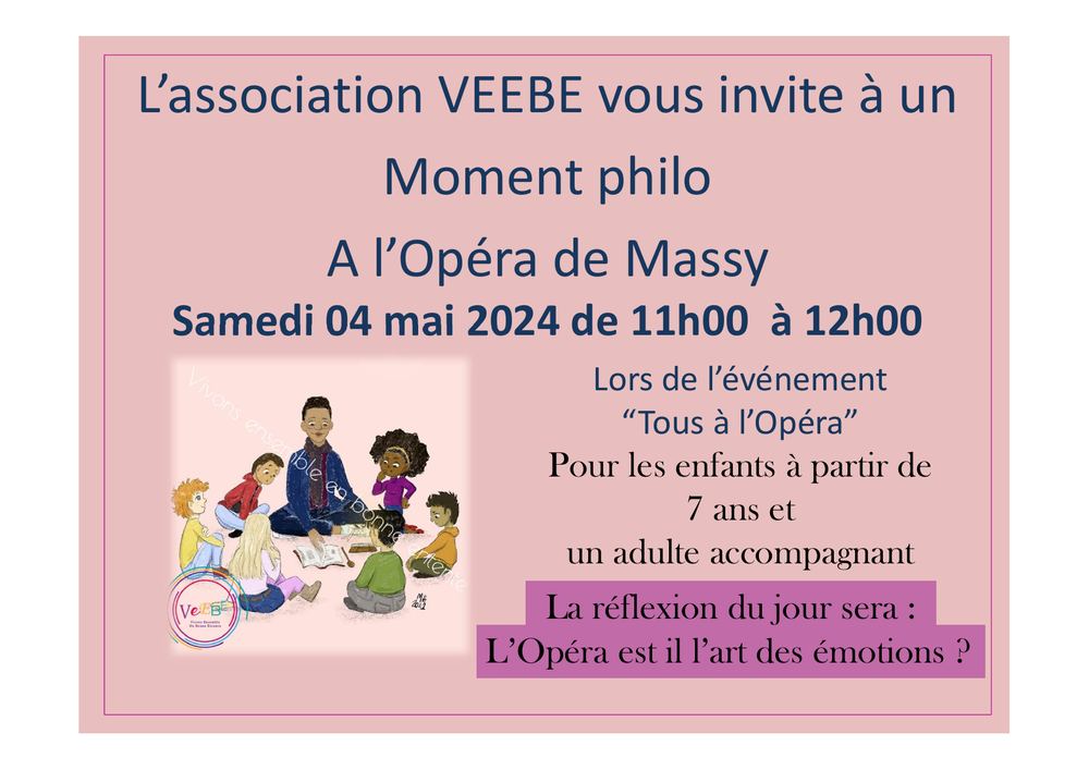 Moment philo à l'Opéra de Massy